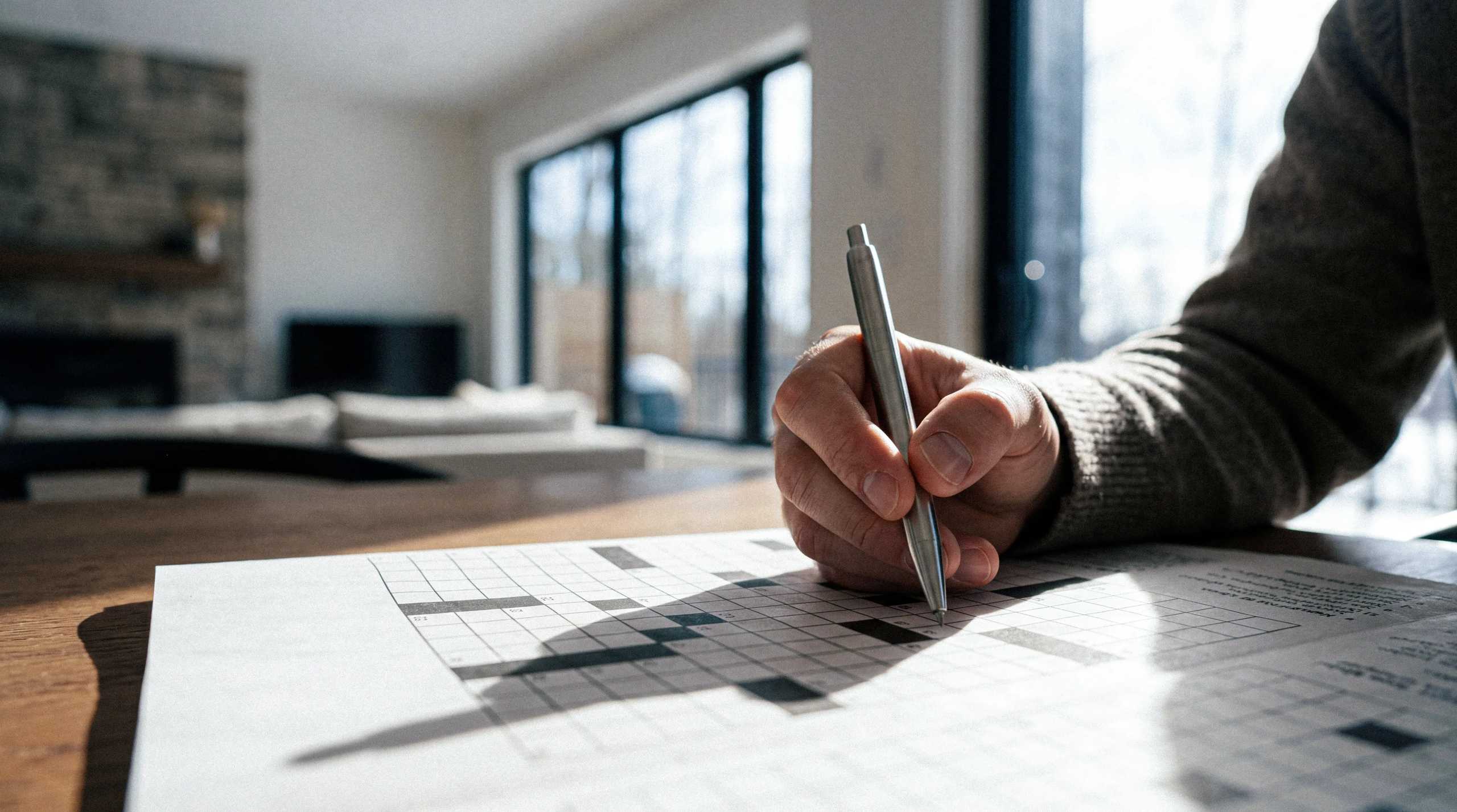 Life's a Gamble: High-Stakes Crossword Puzzles?